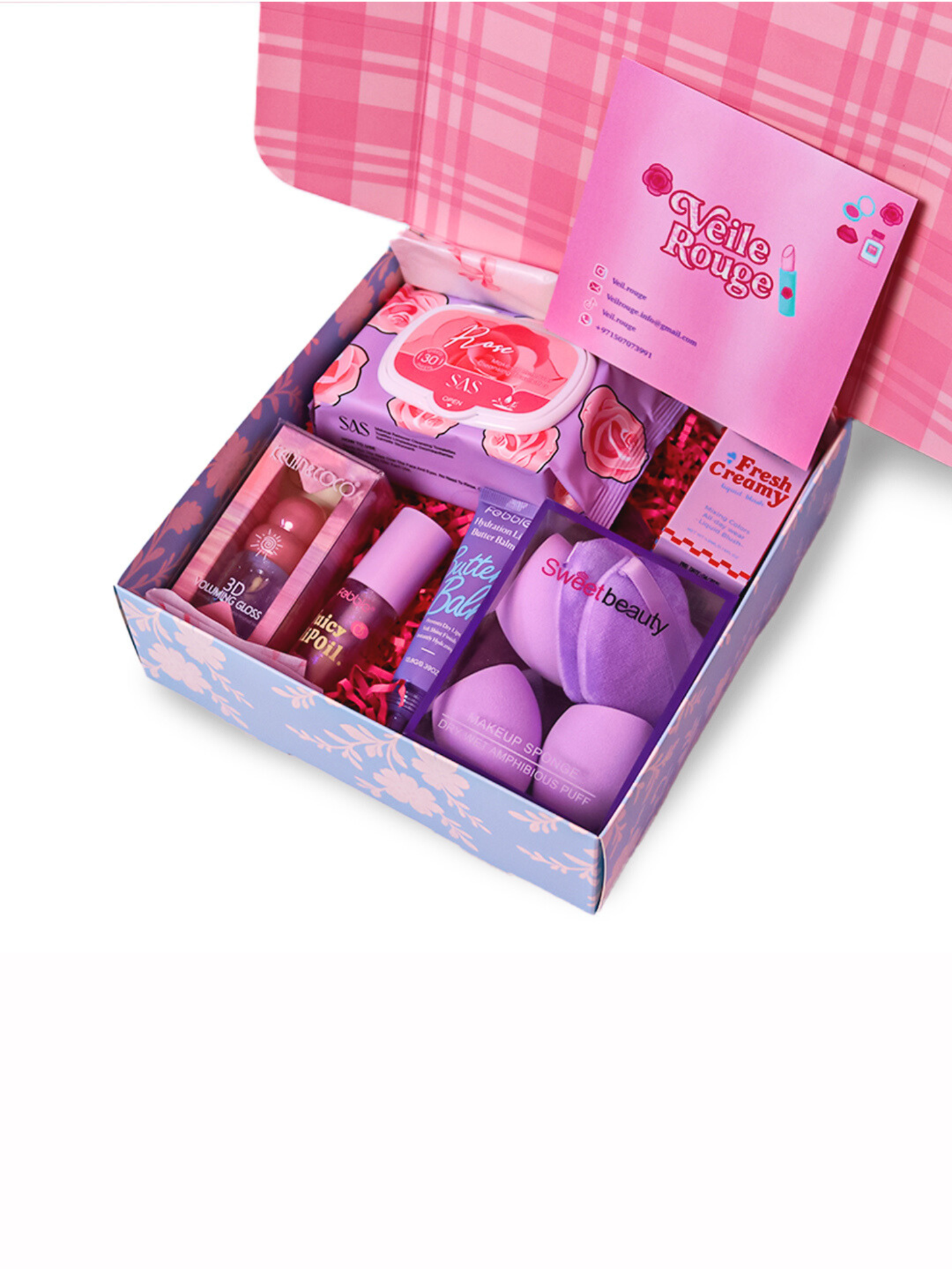 Purple Glam Makeup & Beauty Gift Box