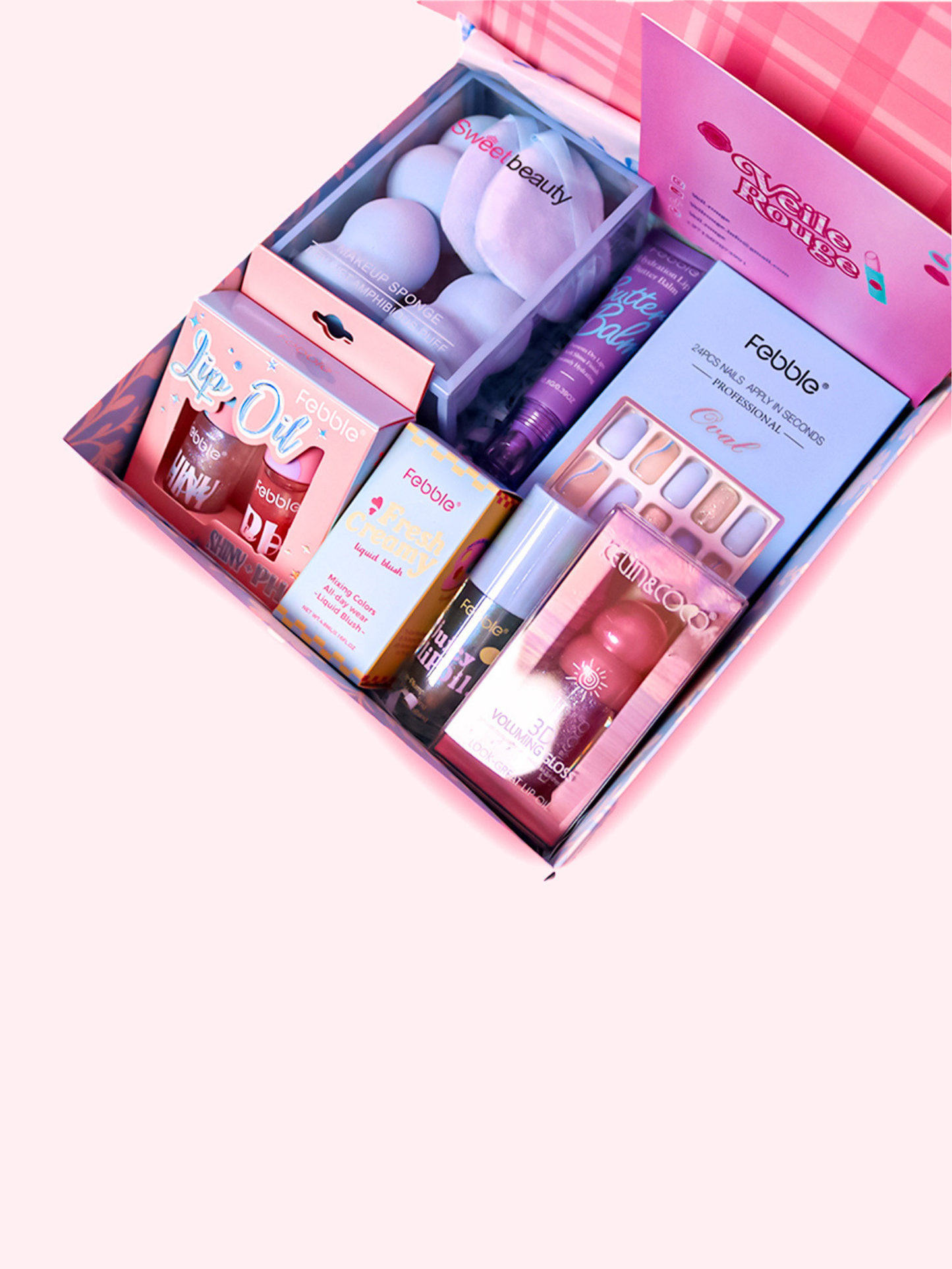 Blue Glam Makeup Box