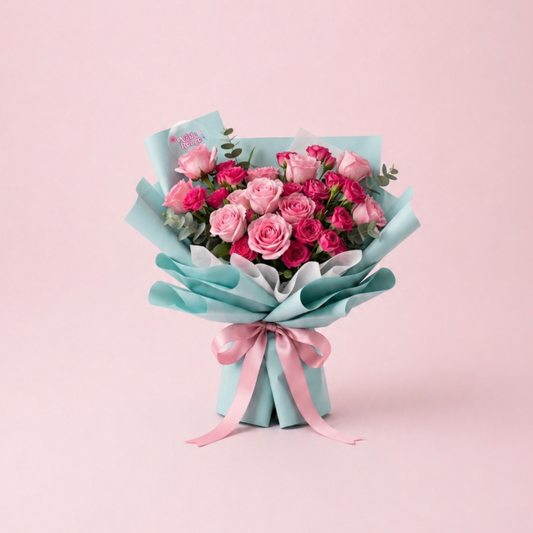 Azure Rose Bouquet