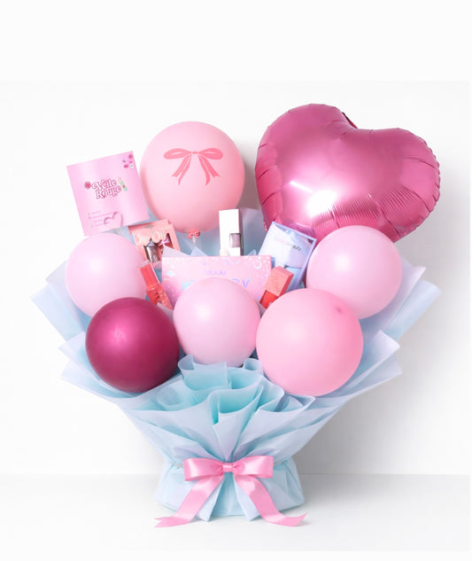 Sky Blue Makeup Gift Bouquet | Eid Collection